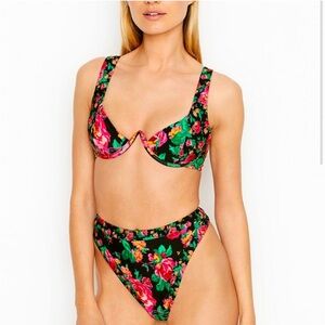 For Love and Lemons Swim set size small